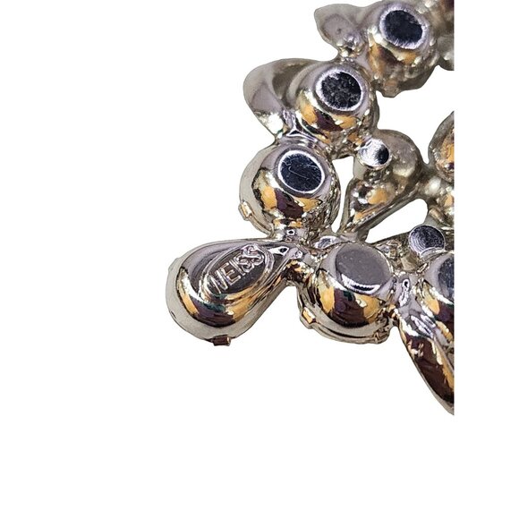 Vintage Weiss Signed Dimensional Sparkling Rhinestone Brooch (A4475) - Picture 5 of 5